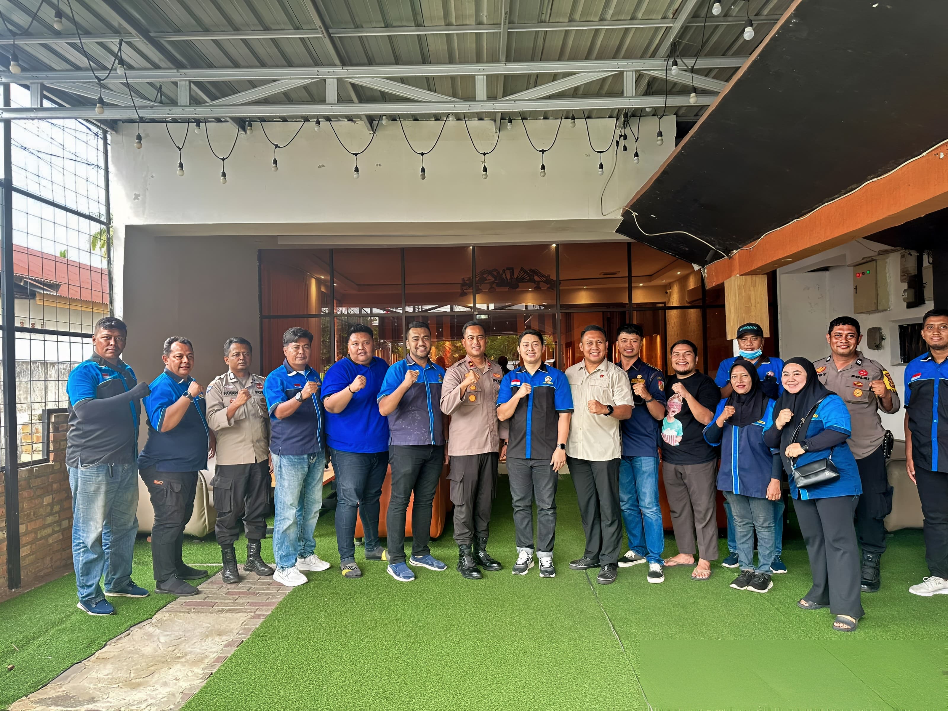 DITRESKRIMUM POLDA RIAU KUMPULKAN KARANG TARUNA JELANG PILKADA DAMAI